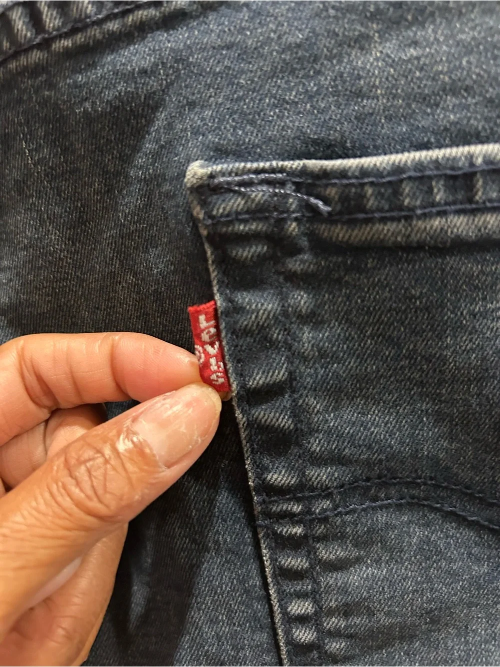 Levi's Men's Dark Blue Straight Jeans